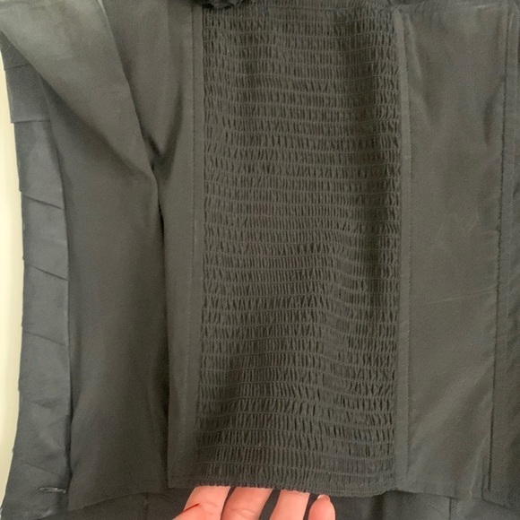 Bebe One Shoulder Silk Corset Bustier - Picture 11 of 14